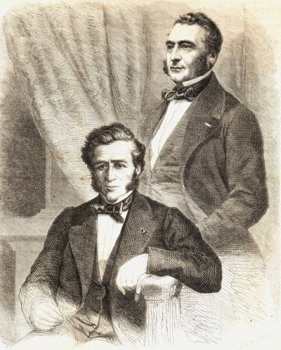 Gravure des frères Pereire